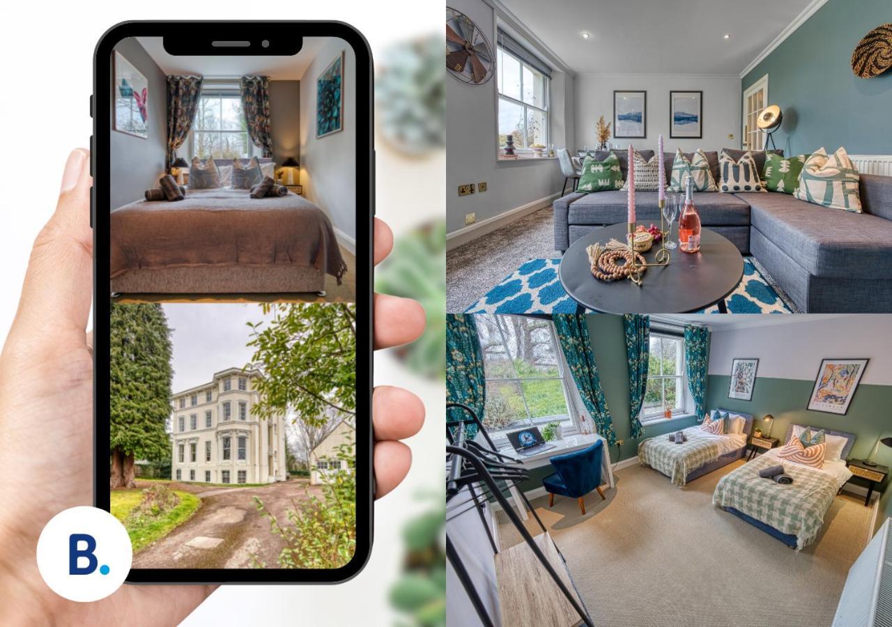 2 Bedroom Stylish Spacious Apt, Sleeps 6, Central Cheltenham, With Free Parking - By Blue Puffin Stays Bagian luar foto